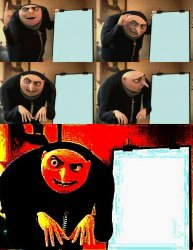 Gru Meme Template