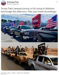 Trump ISIS parade Meme Template