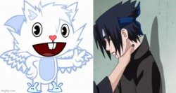 Snowers choking sasuke Meme Template