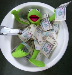 Big Money Kermit Meme Template