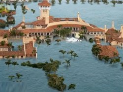 Mar Al Lago - rising sea level due to global warming Meme Template