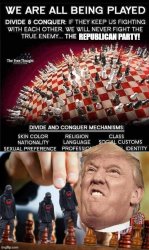 Trump divider-in-chief Meme Template