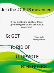 #GRUB movement Meme Template