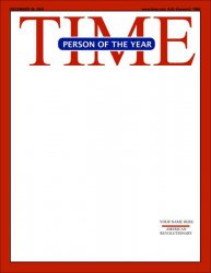 Time Person of the Year Blank Meme Template