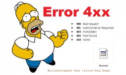 Homer Simpson Error 4xx Meme Template