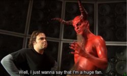 Satan Huge Fan But Without That Stupid Space At The Top Meme Template