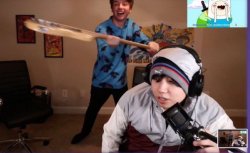 Karl and Quackity Meme Template