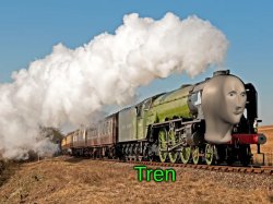 Tren (Meme man train) Meme Template