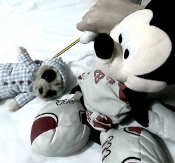 Mickey Stabbing Meerkat Meme Template
