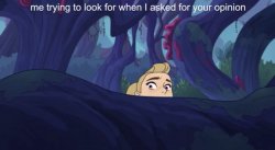 She ra trying to look where i asked for your opinion Meme Template