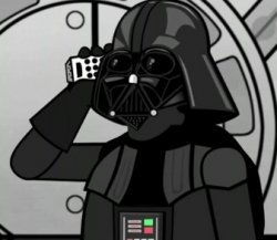 Darth Vader With Phone Meme Template