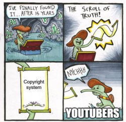 Copyright system Meme Template