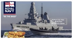 HMS Codpiece Meme Template