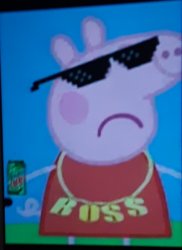 Peppa pig with da homies Meme Template