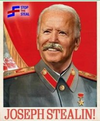 Joseph Stealin Bidensky Meme Template