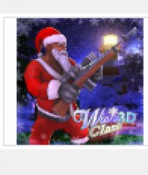 Santa with rifle Meme Template