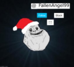 FallenAngel's Christmas Template Meme Template