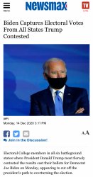 Newsmax Biden wins Meme Template