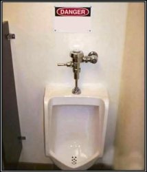 The Danger Urinal Meme Template