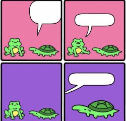 Answer me, Turtle! Meme Template