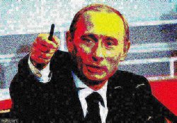 Good guy Putin deep-fried 2 Meme Template