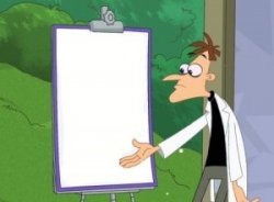 Heinz doofenschmirtz's easel Meme Template