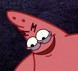 pervert patrick Meme Template