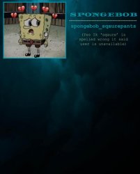 spongebob announcement template 2 Meme Template
