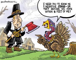 Phil Hands comic Covid Thanksgiving Meme Template