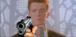 Rick Astley is mad Meme Template