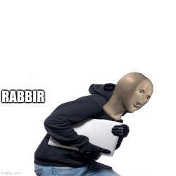 Meme man “rabbir” template Meme Template