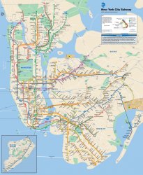 NYC MTA Subway Map Meme Template