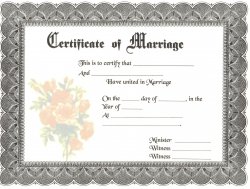 marriage certificate Meme Template