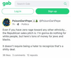 Gab racism Meme Template
