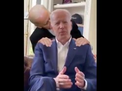 Biden smelling Biden Meme Template