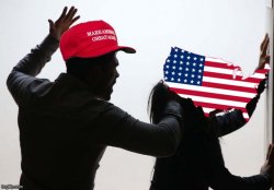MAGA Domestic violence America Meme Template