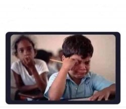 Kid Crying At School Meme Template