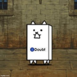 Wall Cat Doubt Meme Template