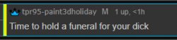 time to hold a funeral for your dick Meme Template