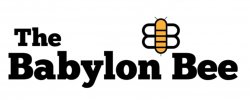 The Babylon bee logo Meme Template