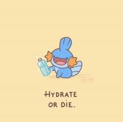 Hydrate or die Meme Template