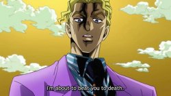 Kira I'm about to beat you to death Meme Template