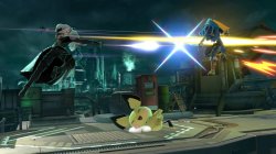Sephiroth stabbing Marth Meme Template