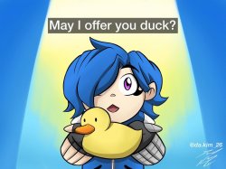 tari may I offer you duck Meme Template