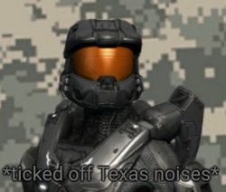 Ticked off Tex Meme Template