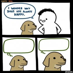 SrGrafo Happy Dog Meme Template