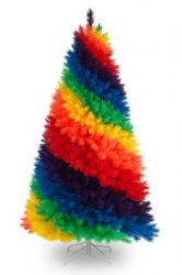 Rainbow Christmas Tree Meme Template
