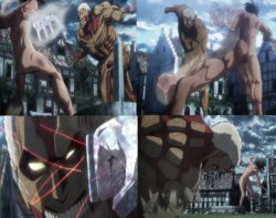 Eren punches armoured titan Meme Template