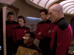 Star Trek Picard Bridge Crew Meme Template