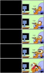 Garfield TV Meme Template